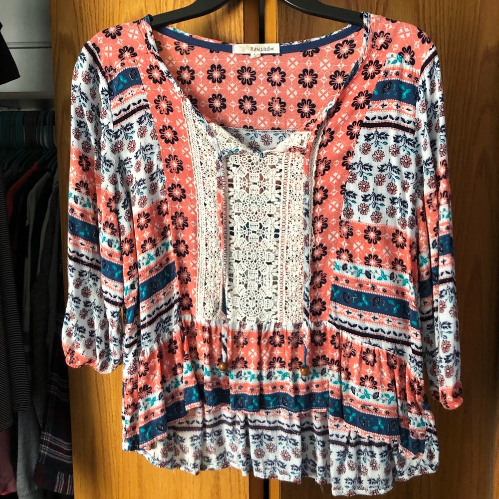 Free people, multicolor shirt